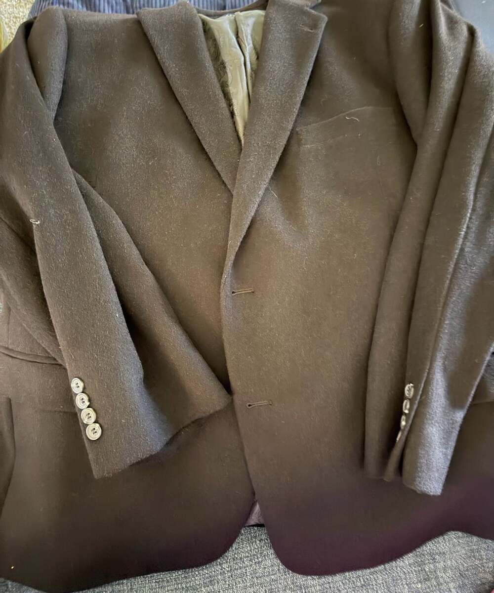 Turnbury Camel Hair Suit Jacket Size 50 R Brown Blazer